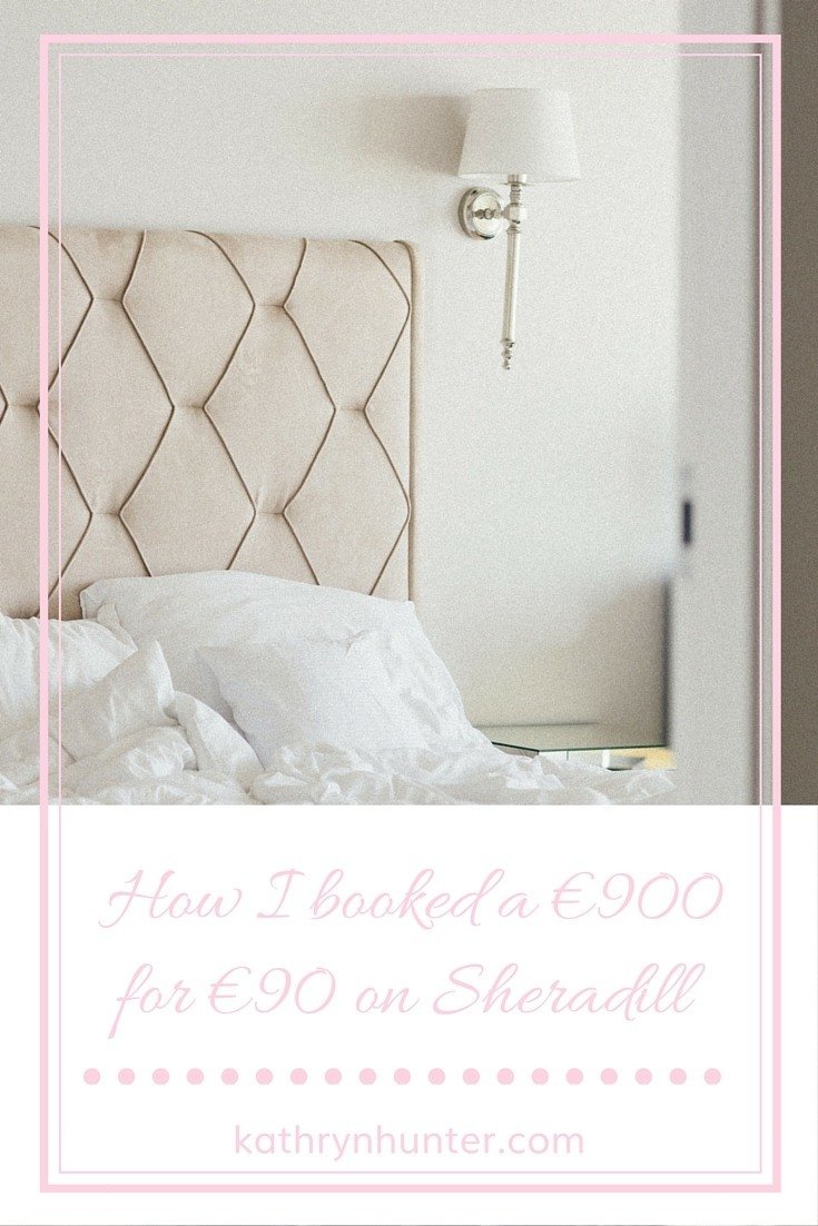 How I booked a €900 hotel for €90 on Sheradill